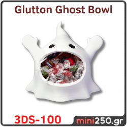 Glutton Ghost Bowl for Halloween Decoration Party - 18cm - 3DS-100