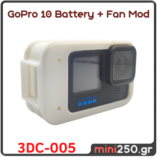 GoPro 10 Battery + Fan Mod - 3DC-005