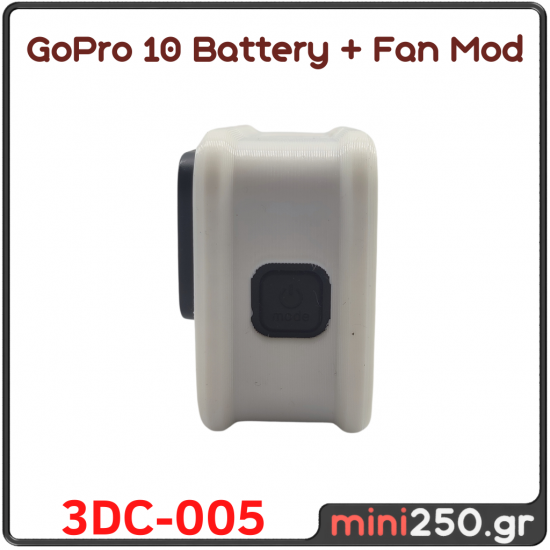 GoPro 10 Battery + Fan Mod - 3DC-005