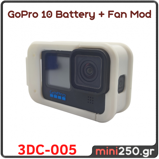 GoPro 10 Battery + Fan Mod - 3DC-005