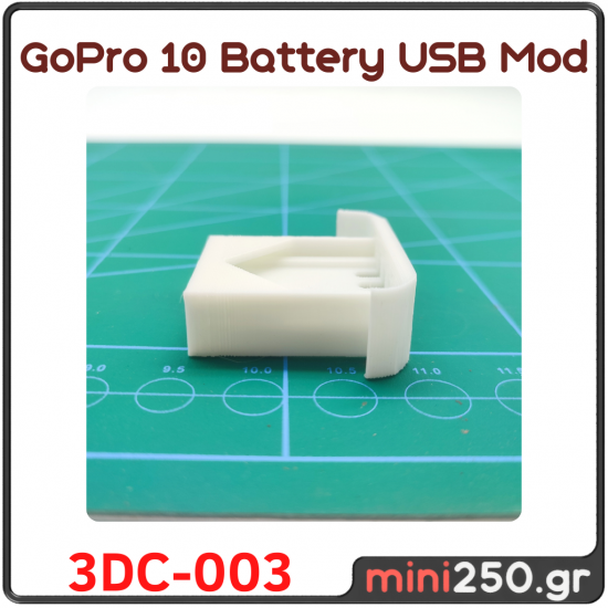 GoPro 10 Battery USB Mod - 3DC-003