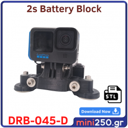 Magnetic Car Mount for Action Camera with Built-in Battery Bank and Fan DRB﻿-045-D