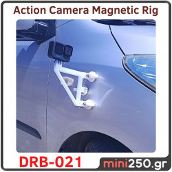 Γωνιακή Μαγνητική Βάση Action Camera 12cm με 3 μαγνήτες DRB﻿-021