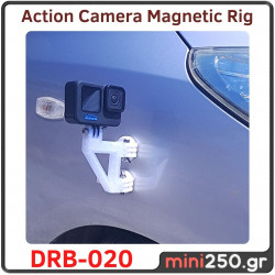 Γωνιακή Μαγνητική Βάση Action Camera 5cm με 2 μαγνήτες DRB﻿-020