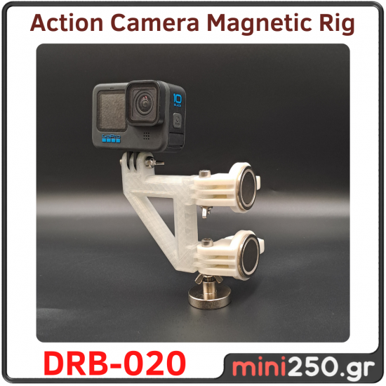 Corner Magnetic Base Action Camera 5cm with 2 magnets DRB﻿-020