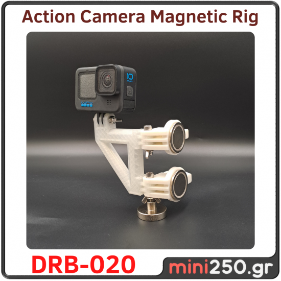 Corner Magnetic Base Action Camera 5cm with 2 magnets DRB﻿-020