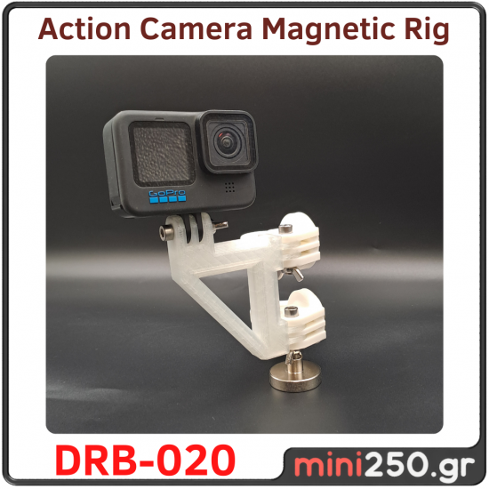 Corner Magnetic Base Action Camera 5cm with 2 magnets DRB﻿-020