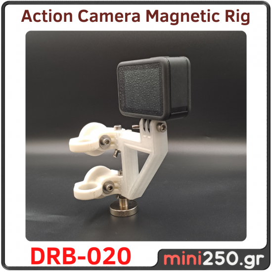 Corner Magnetic Base Action Camera 5cm with 2 magnets DRB﻿-020