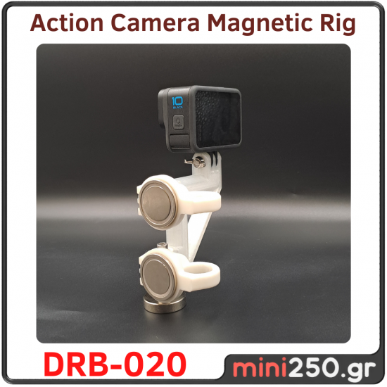 Corner Magnetic Base Action Camera 5cm with 2 magnets DRB﻿-020