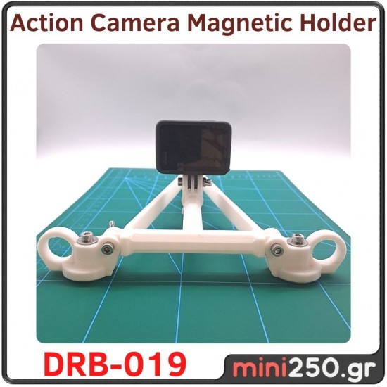 Flat Μαγνητική Βάση Action Cameras 200mm με 3 μαγνήτες DRB﻿-019