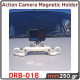 Flat Μαγνητική Βάση Action Cameras 60mm με 3 μαγνήτες DRB﻿-018