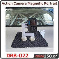 Portait Μαγνητική Βάση Action Cameras 60mm με 2 μαγνήτες DRB-022