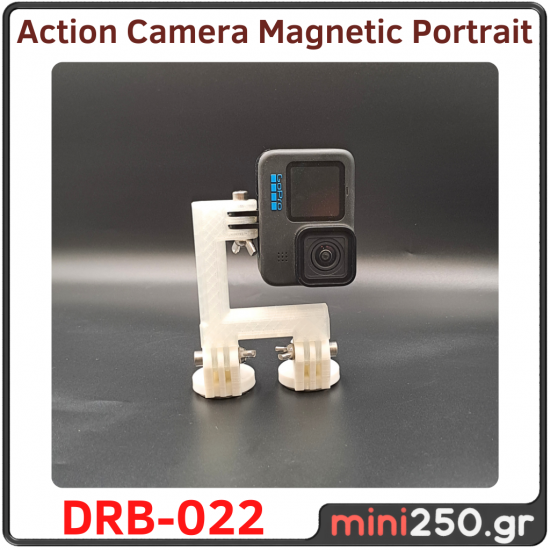 Portait Action Camera Magnetic Base 60mm with 2 magnets DRB﻿-022