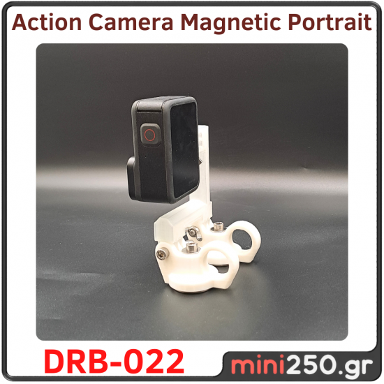 Portait Action Camera Magnetic Base 60mm with 2 magnets DRB﻿-022
