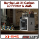 Bambu Lab X1 - Carbon 3D Printer with AMS