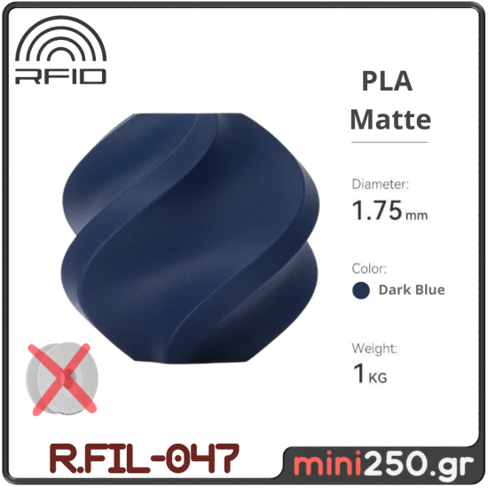 PLA Matte Refill Dark Blue R.FIL-047