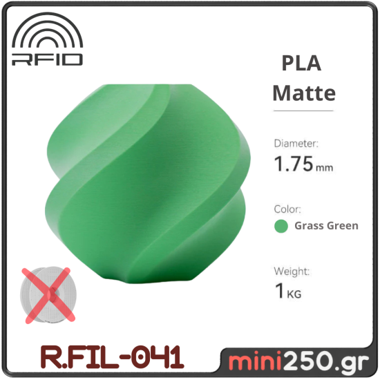 PLA Matte Refill Grass Green R.FIL-041