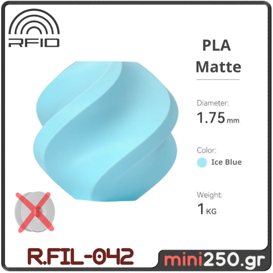 PLA Matte Refill Ice Blue R.FIL-042
