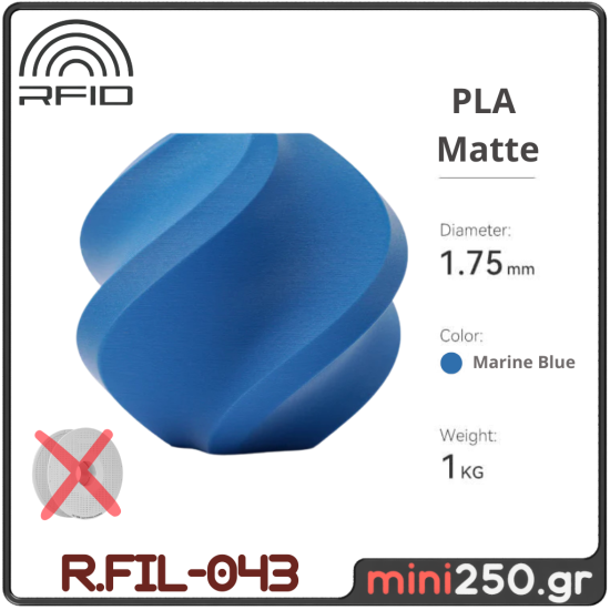 PLA Matte Refill Marine Blue R.FIL-043