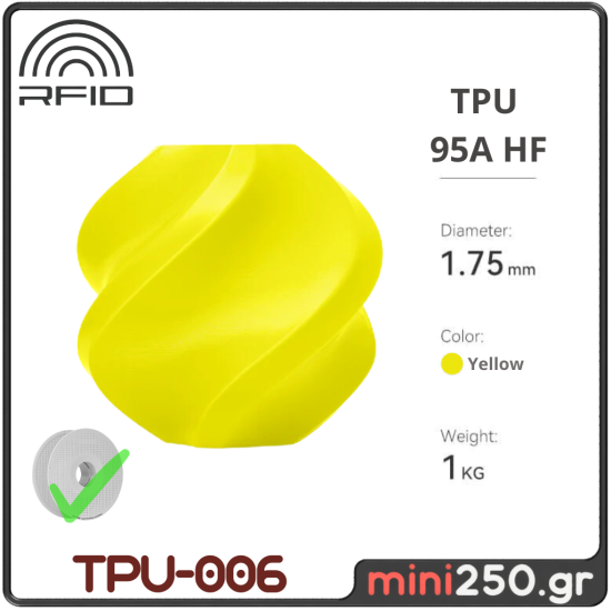 TPU 95A HF Yellow FIL-020