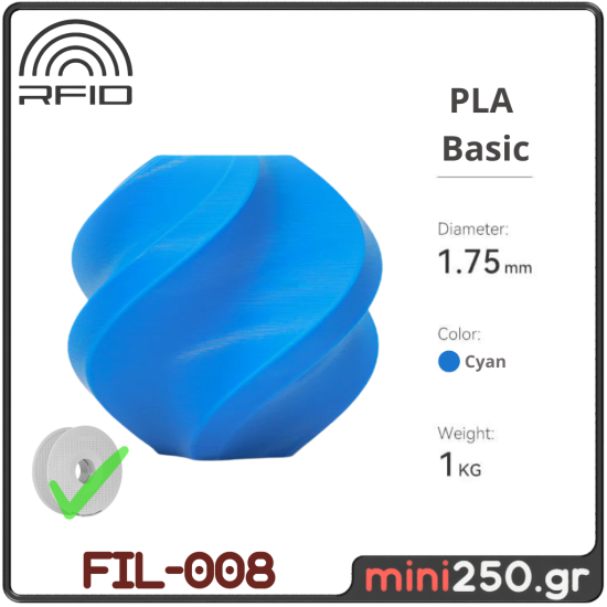PLA Basic Cyan FIL-008