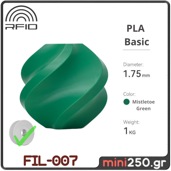 PLA Basic Mistletoe Green FIL-007