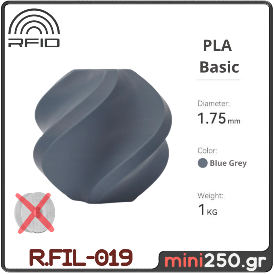 PLA Basic Refill Blue Grey R.FIL-019