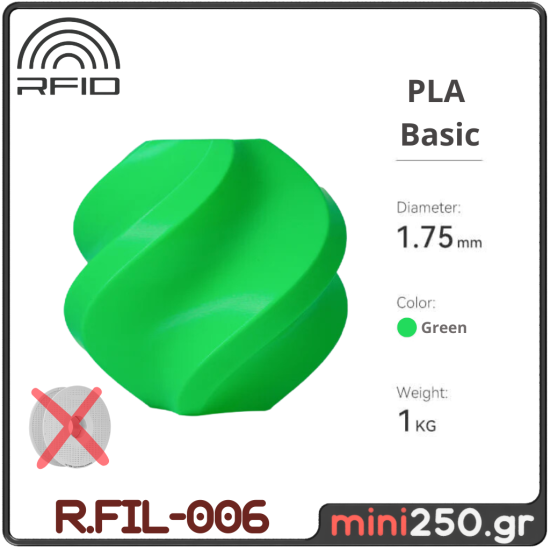 PLA Basic Refill Green R.FIL-006