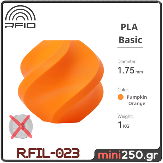 PLA Basic Refill Pumpkin Orange R.FIL-023