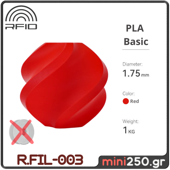 PLA Basic Refill Red R.FIL-003