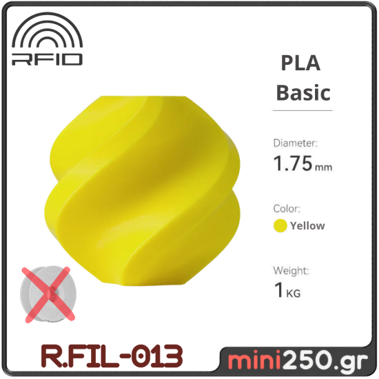 PLA Basic Refill Yellow R.FIL-013