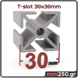 30x30 T-slot Αλουμινένιο Προφίλ TO-005