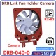 Link Fan Holder 2 Camera 92x92mm DRB﻿-040-D