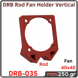 Rod Fan Holder Vertical 40x40mm DRB﻿-035