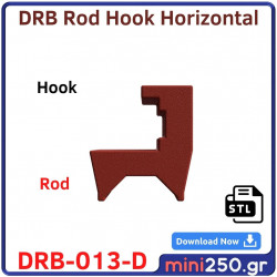 Rod Hook Horizontal DRB﻿-013-D