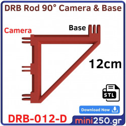 Rod 90° Camera & Base 12cm DRB﻿-012-D