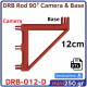 Rod 90° Camera & Base 12cm DRB﻿-012-D