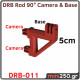 Rod 90° Camera & Base 5cm DRB﻿-011