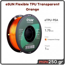 eSUN Flexible TPU Transparent Orange