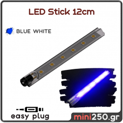 Led Stick 12εκ Μπλε 3DF-016