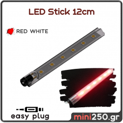 Led Stick 12εκ Κόκκινο 3DF-018