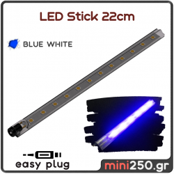 Led Stick 22εκ Μπλε 3DF-023