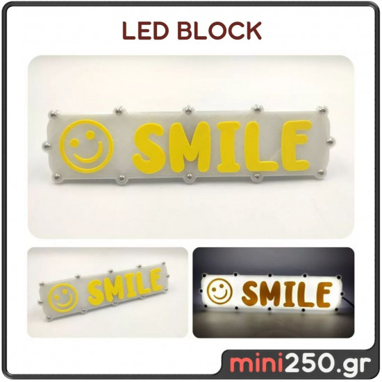 SMILE Φωτιστικό LED 3DL-010