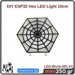 DIY ESP32 Hex LED Light 10cm LED.Block:001.V1