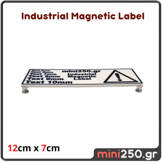 Industrial Magnetic Label ( Flat )
