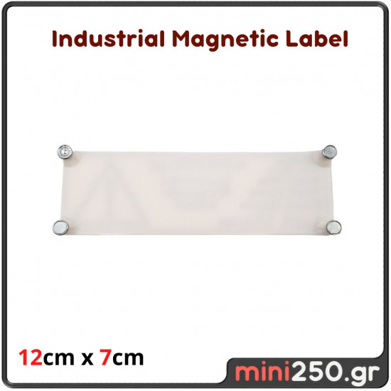 Industrial Magnetic Label ( Flat )
