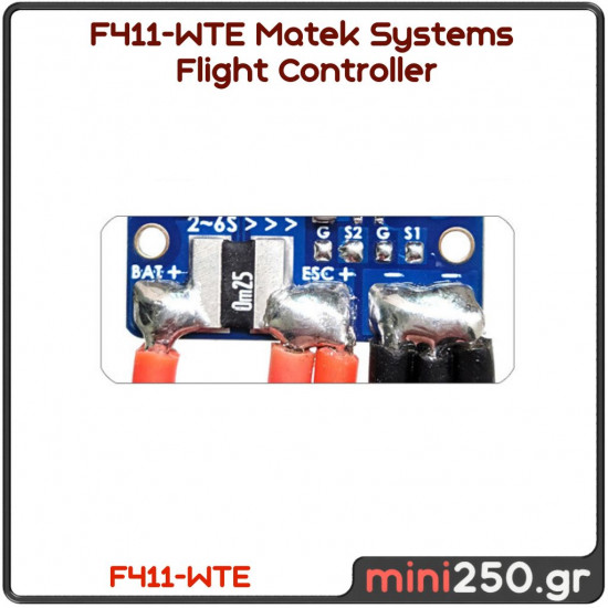 F411-WTE Matek Systems Flight Controller RC-015