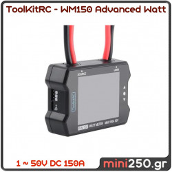ToolKitRC - WM150 Advanced Watt Meter 1-50V 150A 2.4" TFT Screen RC-032