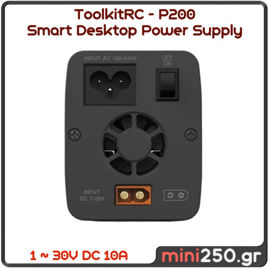 ToolkitRC - P200 Smart Desktop Power Supply with GaN Technology RC-033