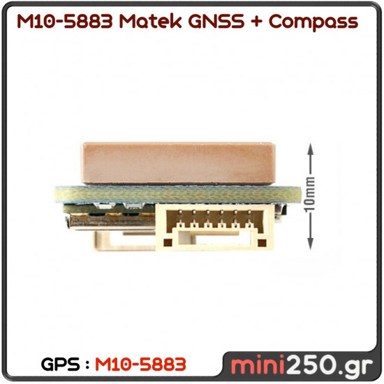 M10-5883 MATEK GNSS & Compass RC-022